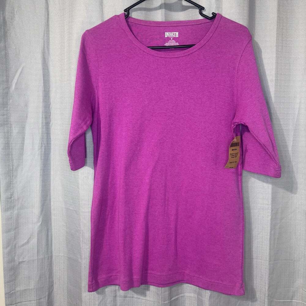 Duluth Trading Co. Women's Longtail T Elbow Sleeve Scoop Neck Tee